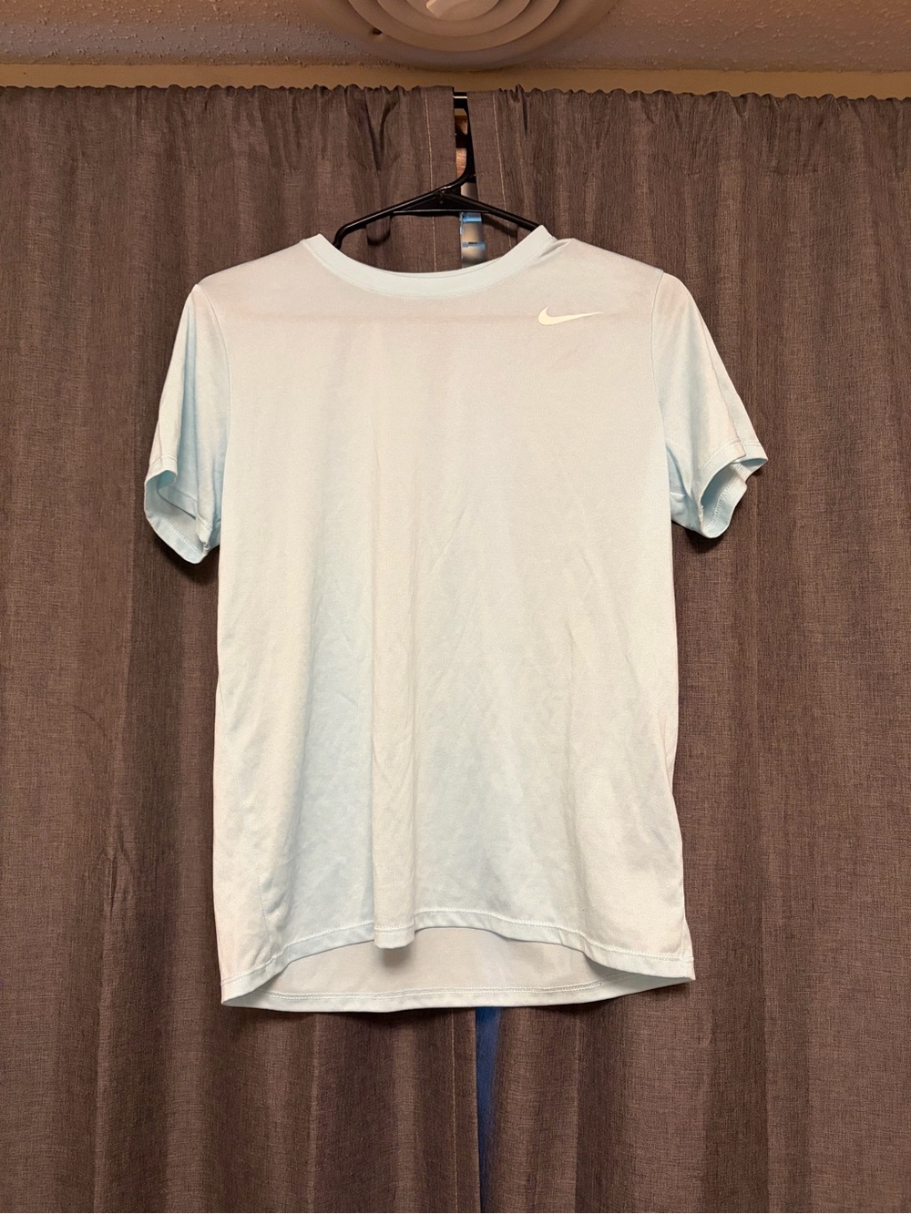 Nike women's Light Blue Dri-FIT Short Sleeve Tee